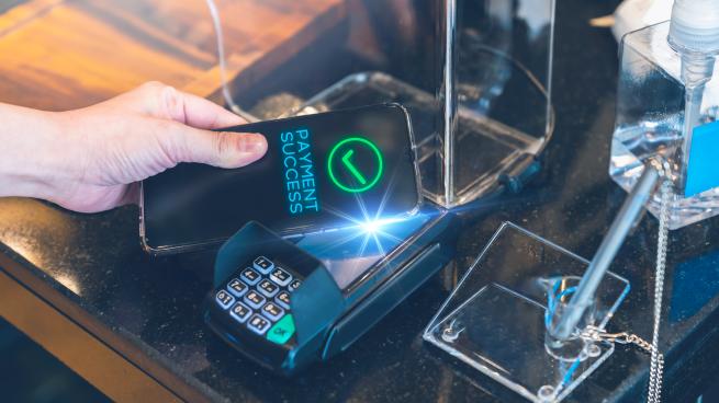 Touchless payments using phone